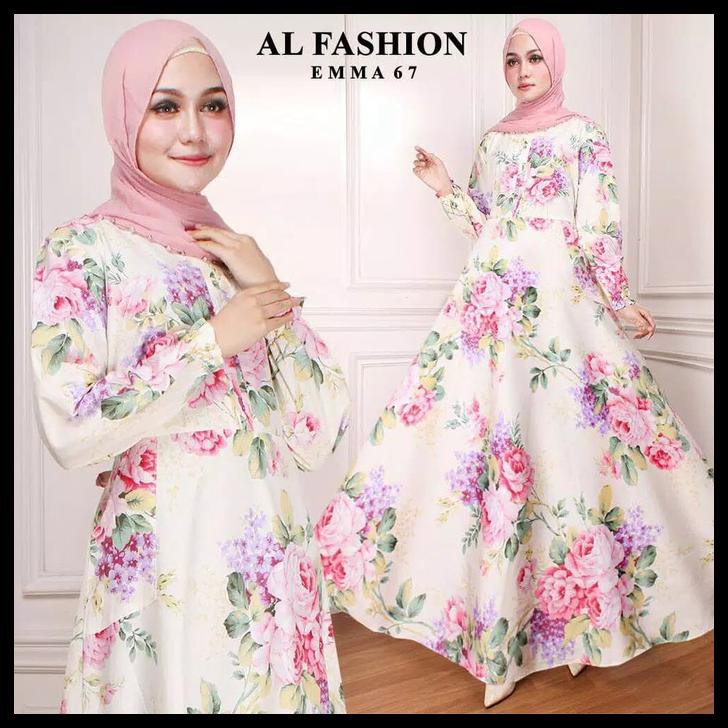 Baju Muslim Maxy Wanita Baju Gamis Terbaru Murah - Kuning