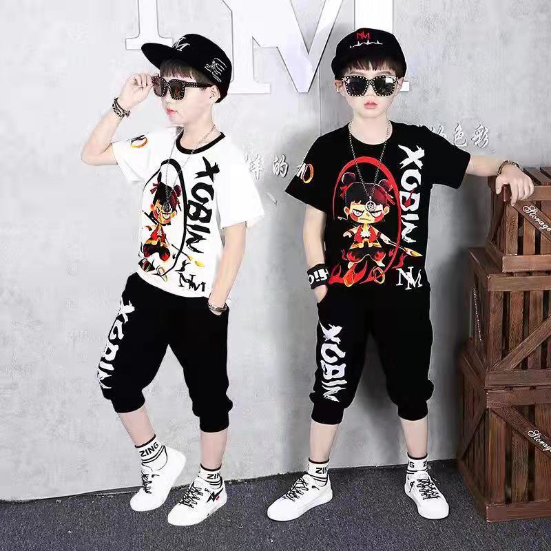 (LOLI-JKT) BOY-45 STELAN ANAK COWOK MOTIF XOBIN SIZE 110-160