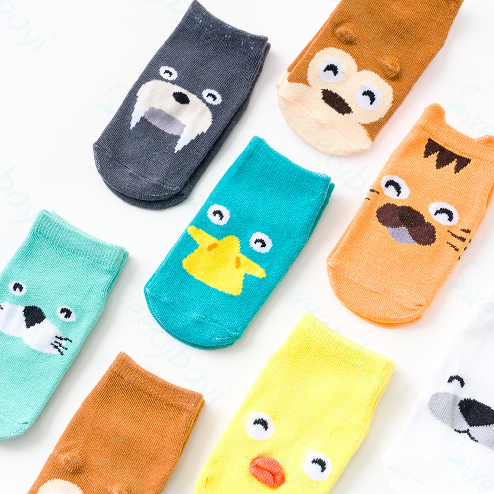 Sweetybayi kaos Kaki anak bayi kartun Motif Hewan / baby socks