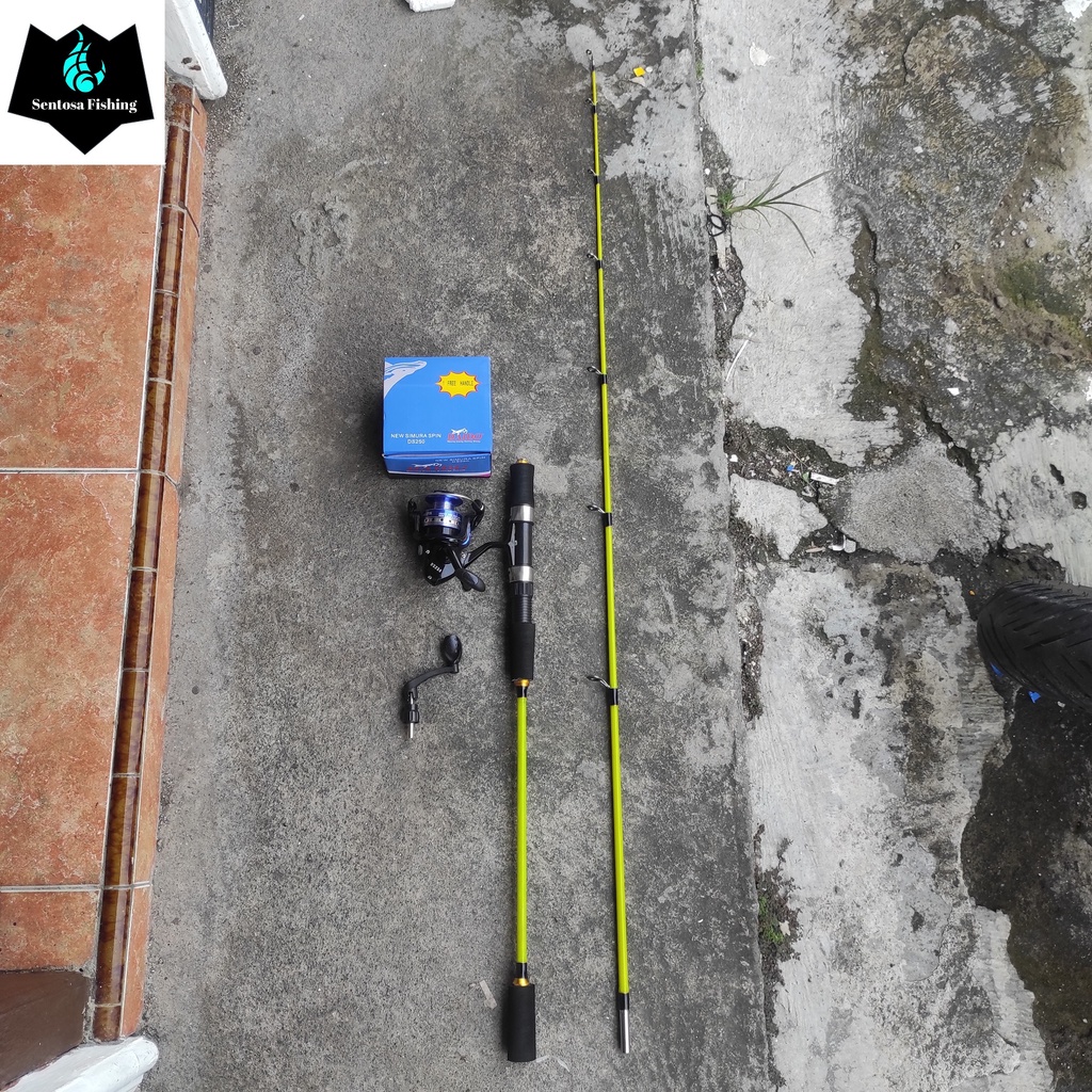 SATU SET JORAN JIGGING BENJIRO KERAPU 165 180 198 REEL DAIDO SIMURA
