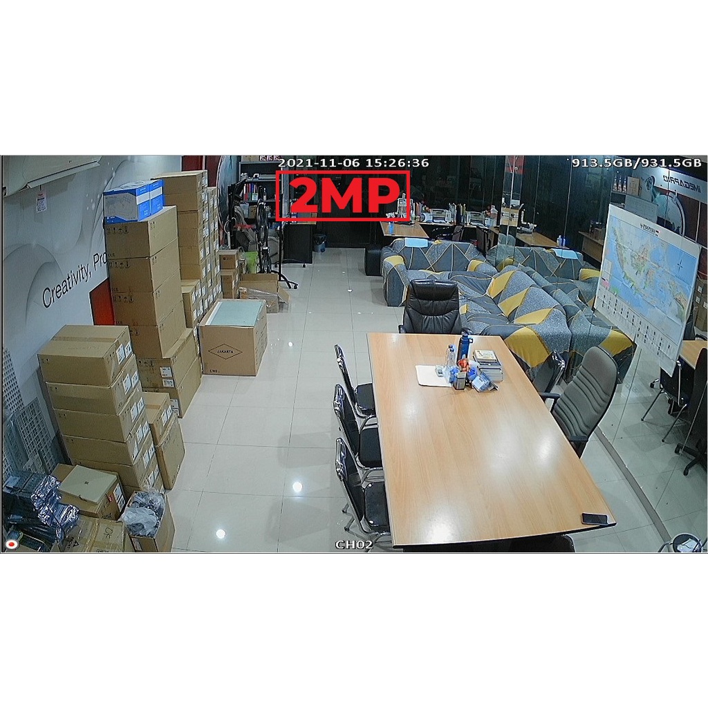 Kamera CCTV Indoor DAHUA 2MP DH-HAC-T1A21 1080p Bonus 2 BNC DRAT