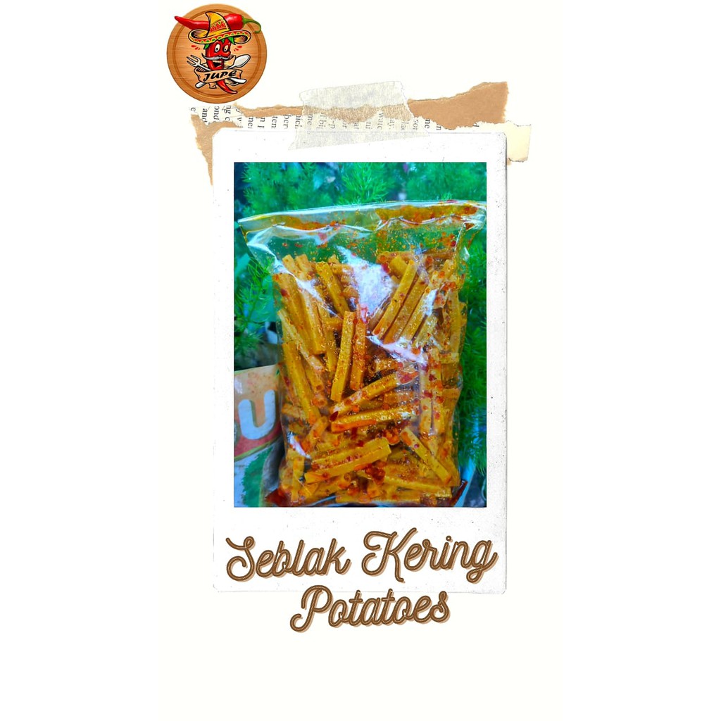 

Seblak Kering Potato l Sebring l Seblak Cikruh l 1 kg