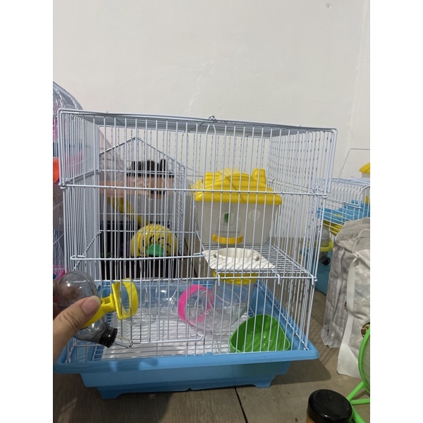 kandang hamster besar 2 tingkat