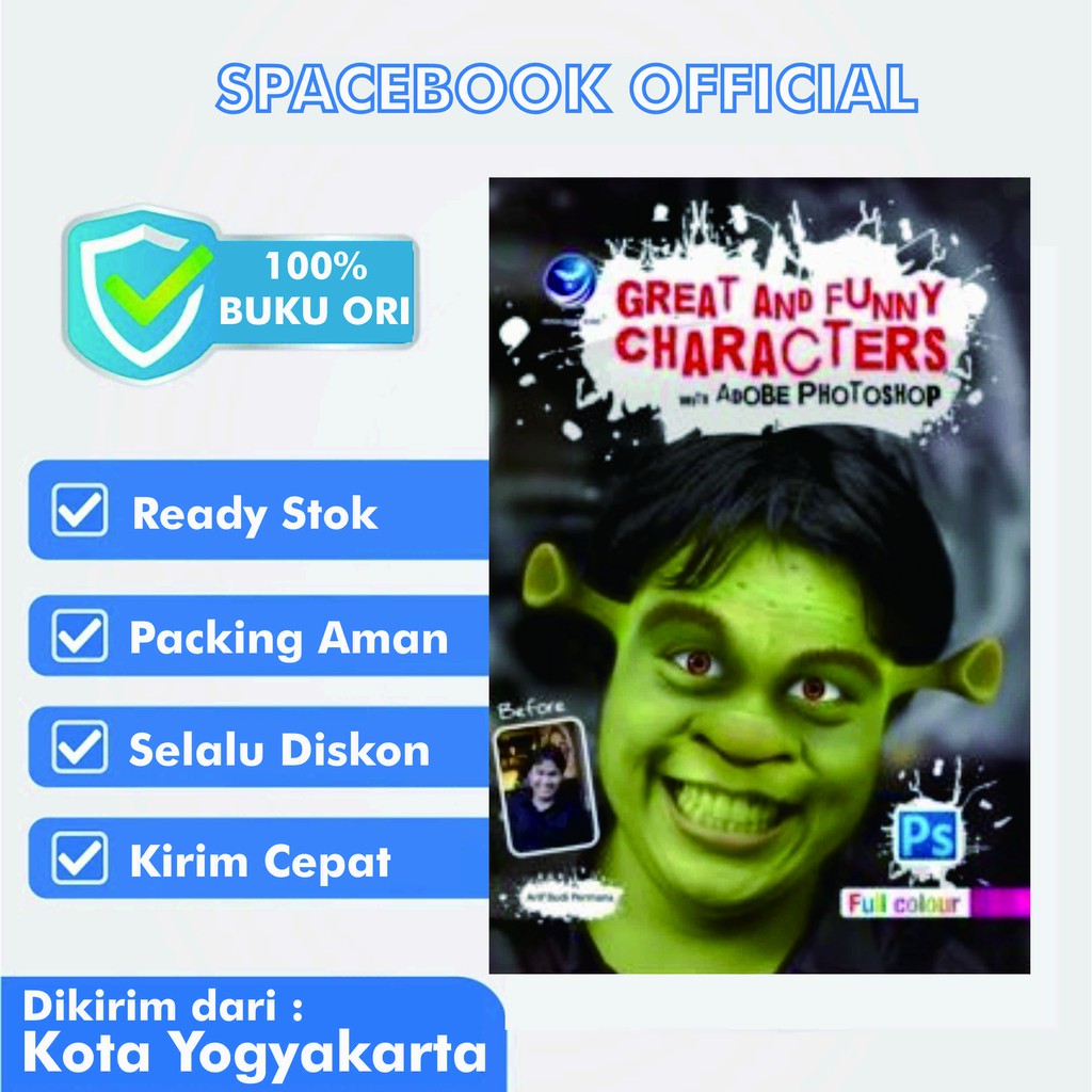 jual-great-and-funny-characters-with-adobe-photoshop-penerbit-andi