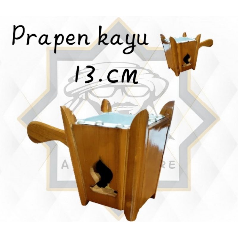 Tempat buhur kayu 13.cm / Prapen kayu mabkhara / Prapen kayu jati