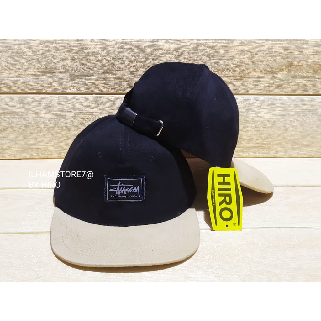 (COD)Topi Snapback Bordir Stussy Original New Model/Topi Distro Terlaris