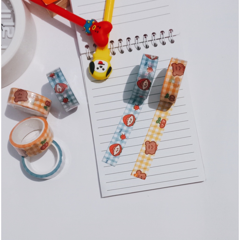 

Selotip lucu / Solatip Kertas Motif / Solasi Kertas / Isolasi / Soletip Lucu / Washi Tape Journal Decor