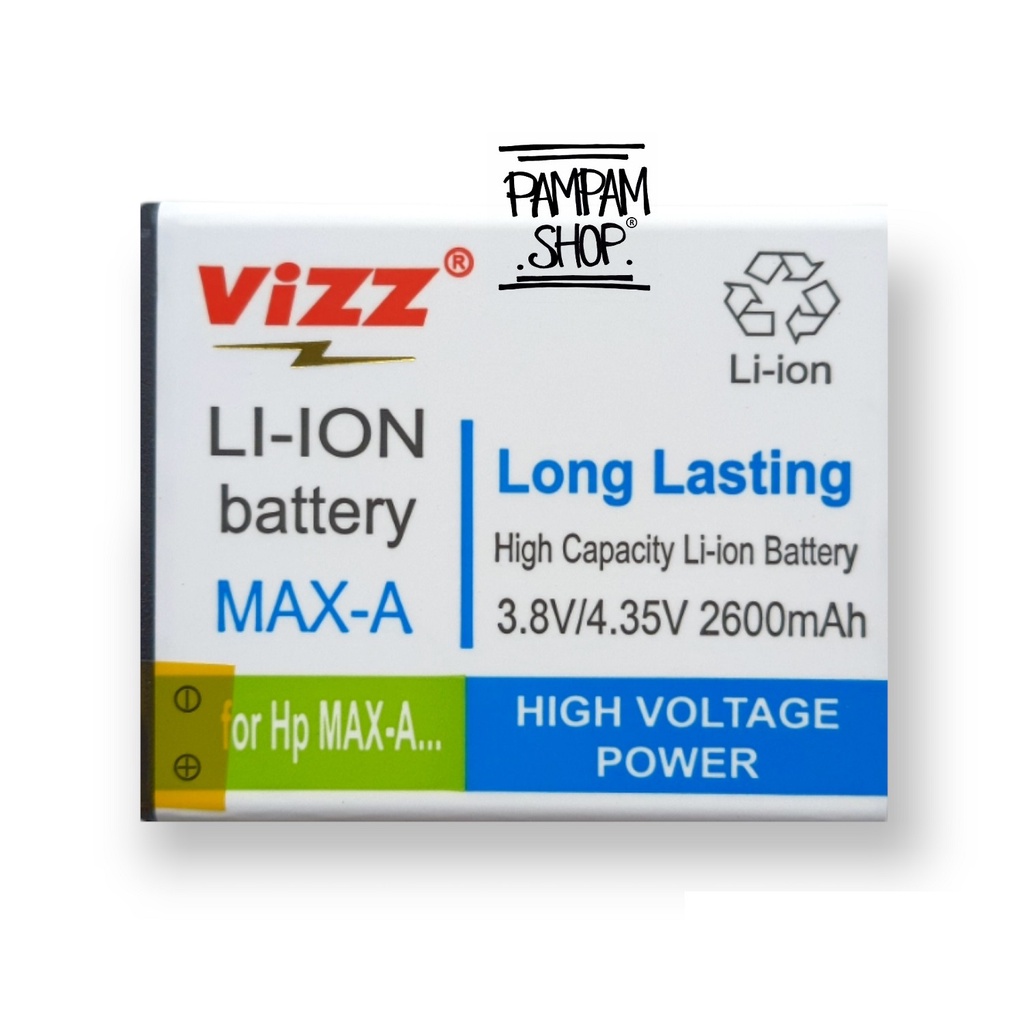 Baterai Vizz Double Power Andromax A / Andromax B H15408 Original Batre Batrai Battery Ori A16C3H A26C4H