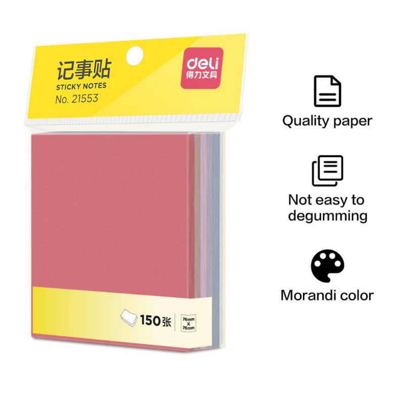 

Sticky Note/Memo Tempel 3x3" 150 Lembar/Pad Lem Kuat 21553