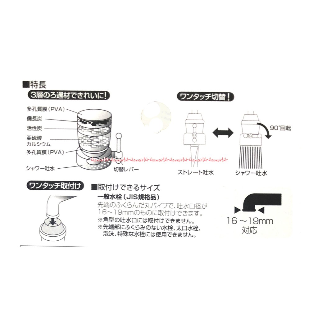 Sanei PM7240 Saringan Penyaring Air Kran San Ei Filter Keran Air Pm 7240 Made in Jepang