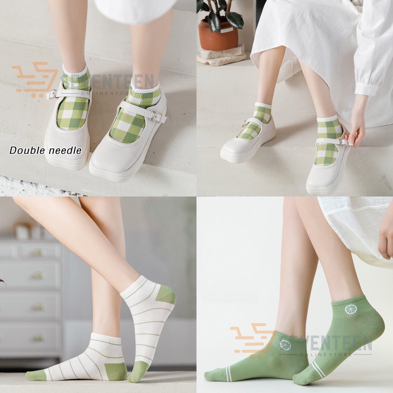 SEVENTEEN KAOS KAKI ANKLE CUTE KAOS KAKI PENDEK POLOS MOTIF SEMATA KAKI IMPORT KAOS KAKI MOTIF KARAKTER KAUS KAKI KOREA STYLE KAOS KAKI BERUANG