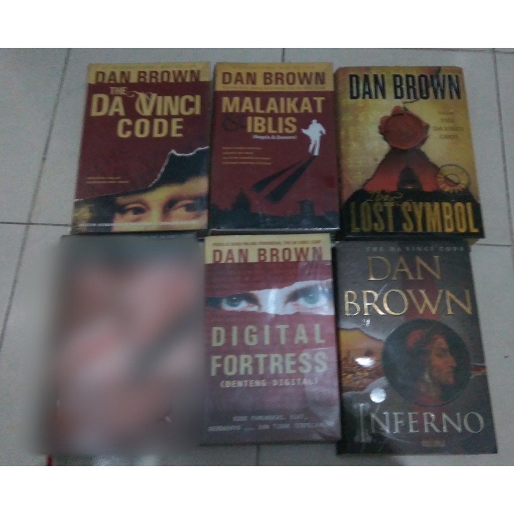 Novel-Novel original karya Dan Brown (Bekas)