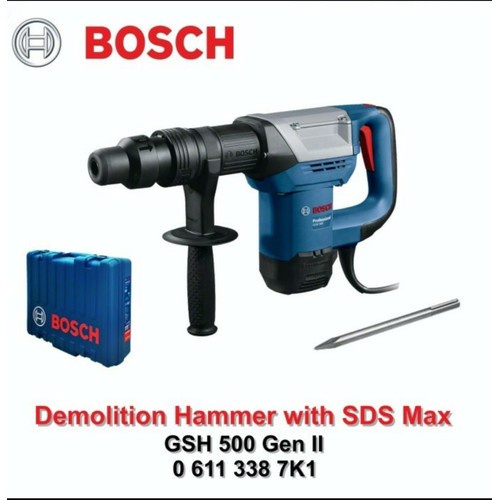 BOSCH GSH 500 Demolition Hammer / Mesin Bobok Dengan SDS MAX