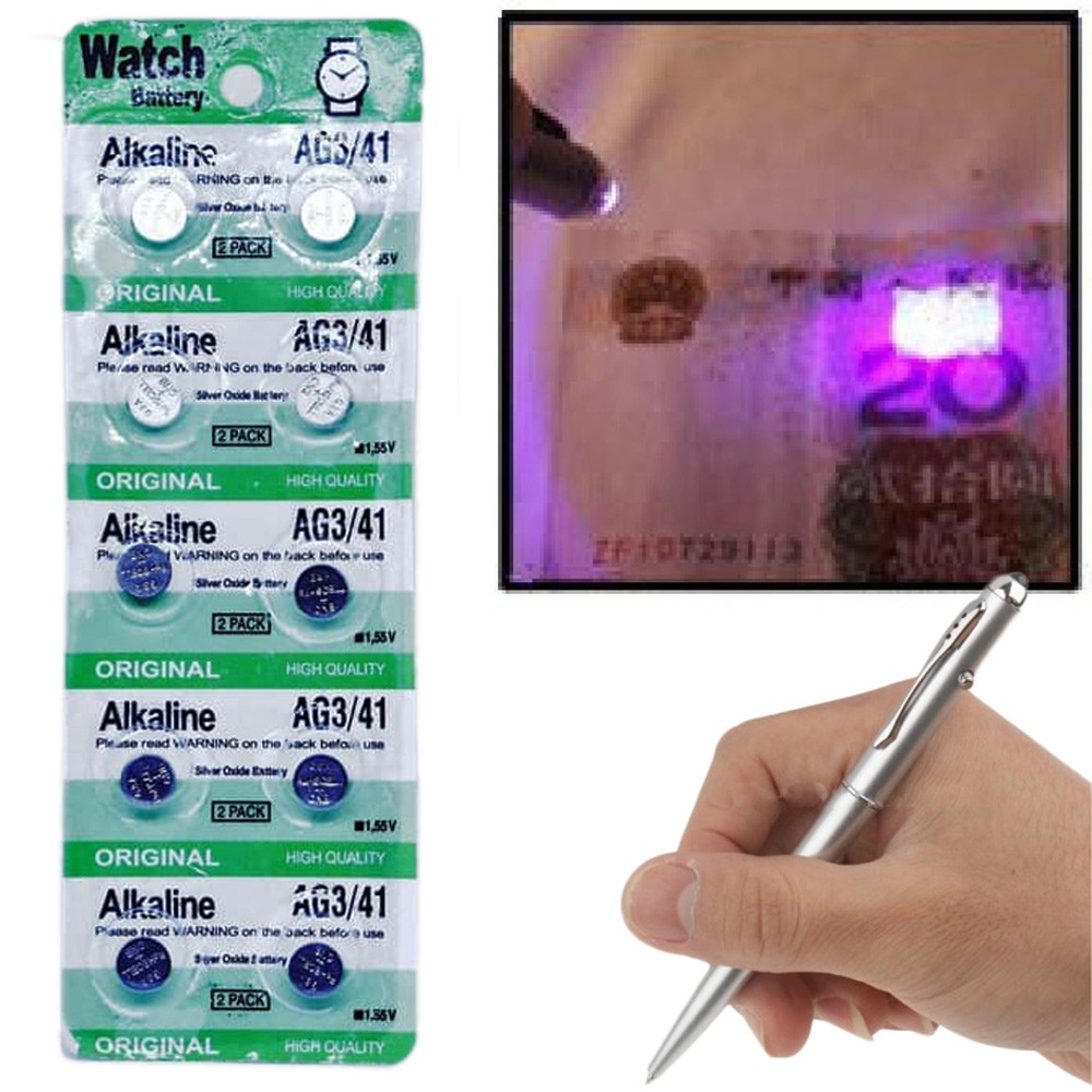 

UV Light Reading Magic Pen Bikin Note Rahasia Tinta Pulpen Transparan Terlihat Setelah Kena Sinar