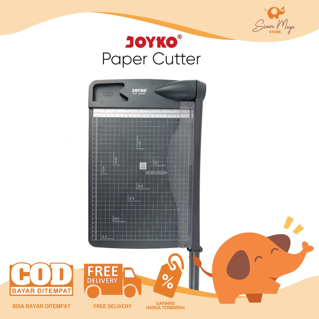 

Joyko Paper Cutter PPCT-2330 A4 / Alat Pemotong Kertas Murah Berkualitas