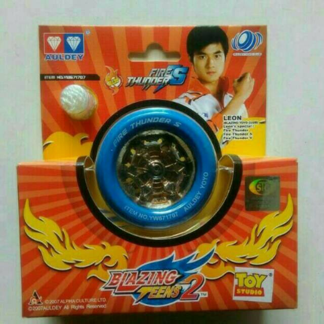 Mainan Yoyo Auldey Blazing Teens Fire Thunder S