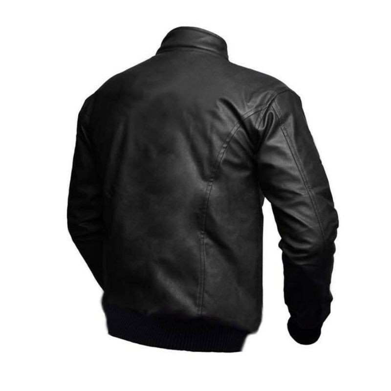 Jaket Kulit Distro BKR041 Premium Pria | Jaket Motor Bikers Touring cowok Laki laki