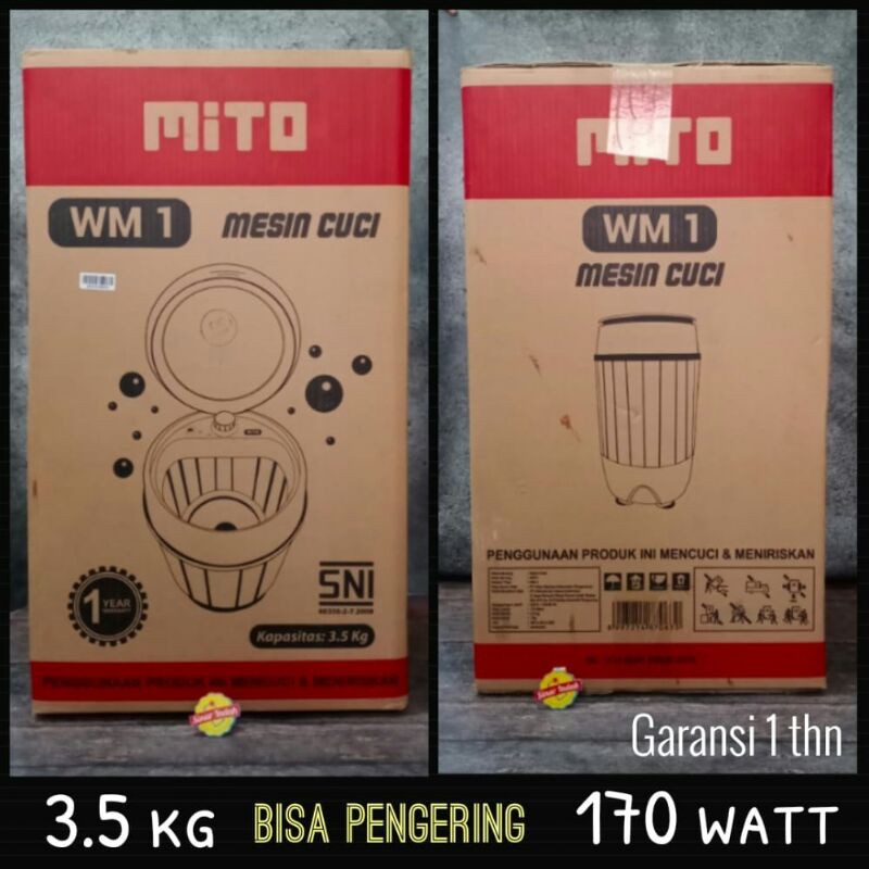 Mito Mesin Cuci Mini Portables 3.5KG WM1