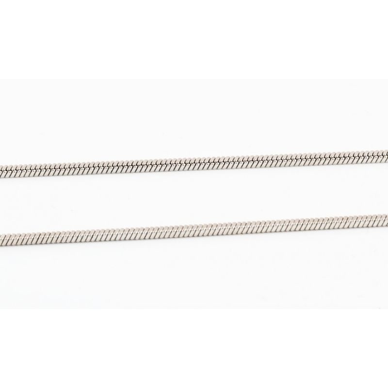 KALUNG KOTAK SILVER TITANIUM 45 CM KALUNG BAGUS MURAH KEKINIAN  PRIA WANITA