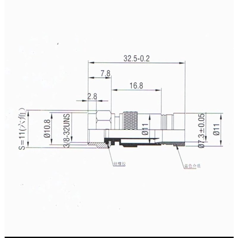 F Connector Compress RG6 Konektor F drat TV kompres Connector CCTV Parabola