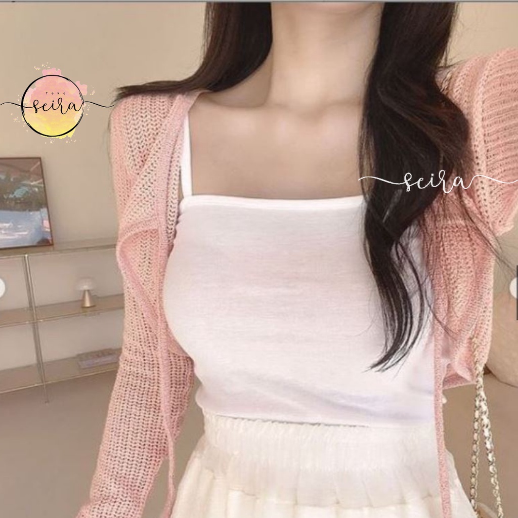 [BISA COD] Rajut Cardigan Korea / Kardigan Outerwear / Gardigan Knitwear Impor Korea