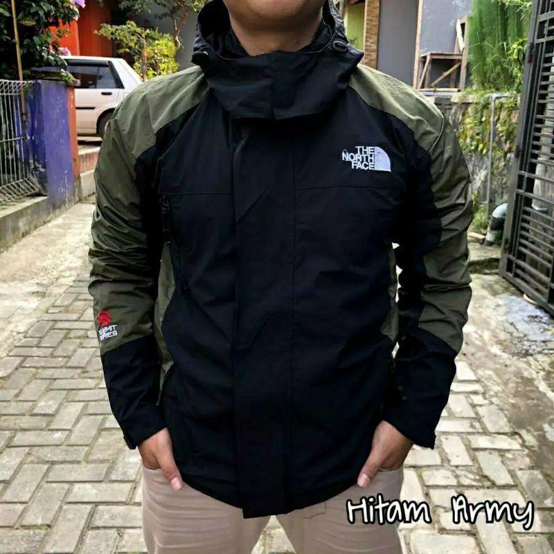 jaket pria wanita M L XL XXL jaket terbaru jaket windroof  jaket gunung jaket viral anti angin jaket outdoor pria jaket pria wanita jaket parasut pria jaket musim dingin jaket musim hujan jaket SUMMIT SERIEZ jaket terbaru 2022 jaket hiking jaket terbaru-Hitam army A