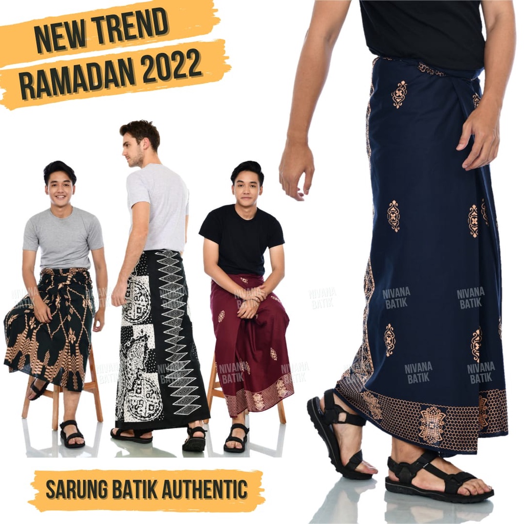 SARUNG Batik Pekalongan Sarung Santri Katun Primis Nivana Batik