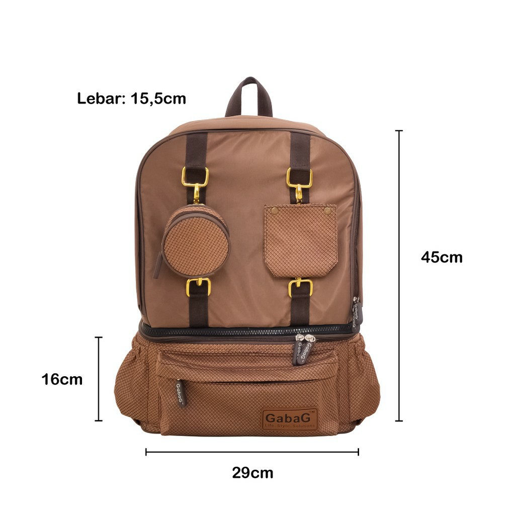 Gabag - Coolerbag - Thermal Bag - Backpack - Executive Marigold  8997279108235 Tas Pendingin, Tas Di