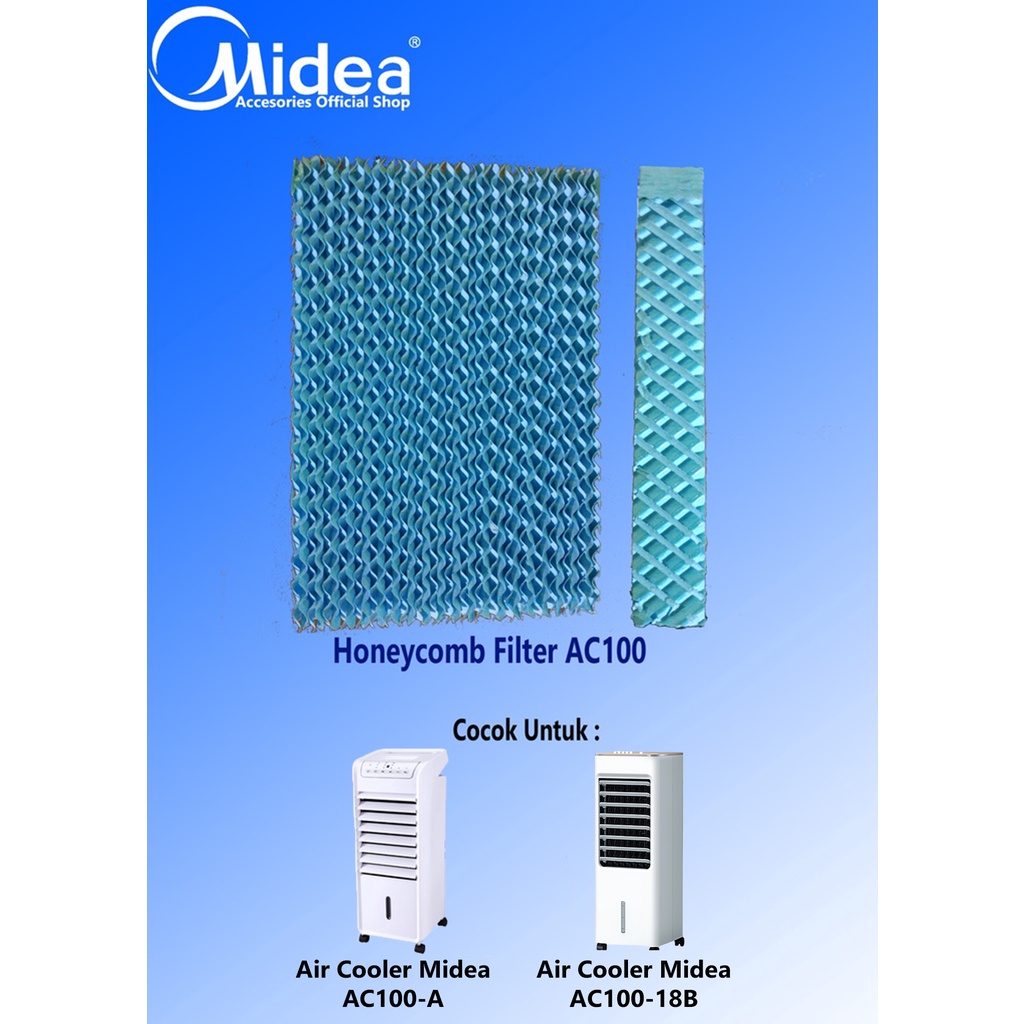 HONEYCOMB FILTER AIR COOLER MIDEA AC100-A dan AC100-18B