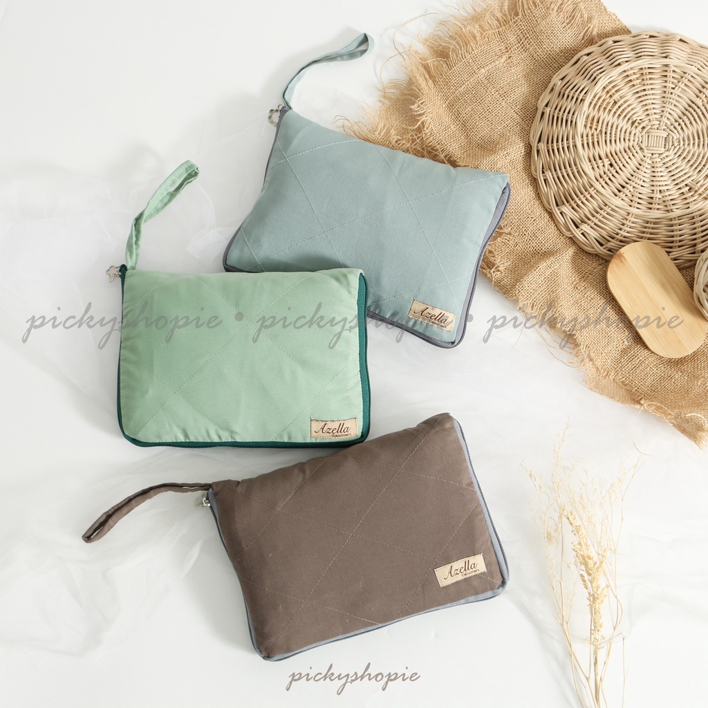 Mukenah Travel Dewasa Aksen Renda Piqot Traveling Nyaman Bahan Adem