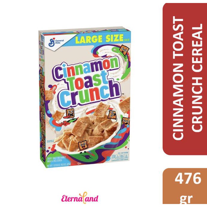 

Cinnamon Toast Crunch Cereal - sereal sarapan impor rasa cinnamon