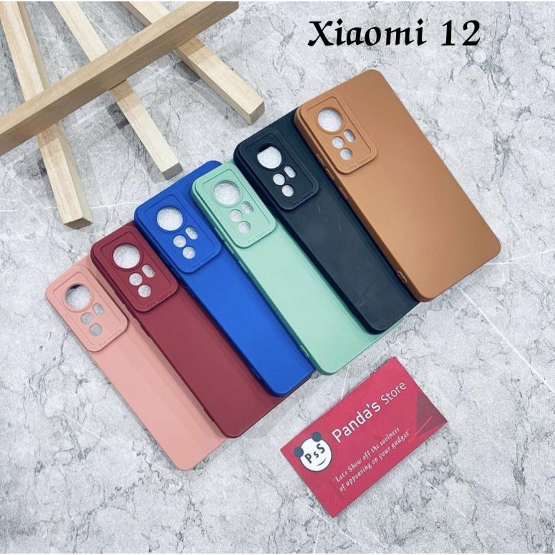 Softcase Pro Camera Xiaomi 12 Candy Case Full Color 3D Silikon TPU