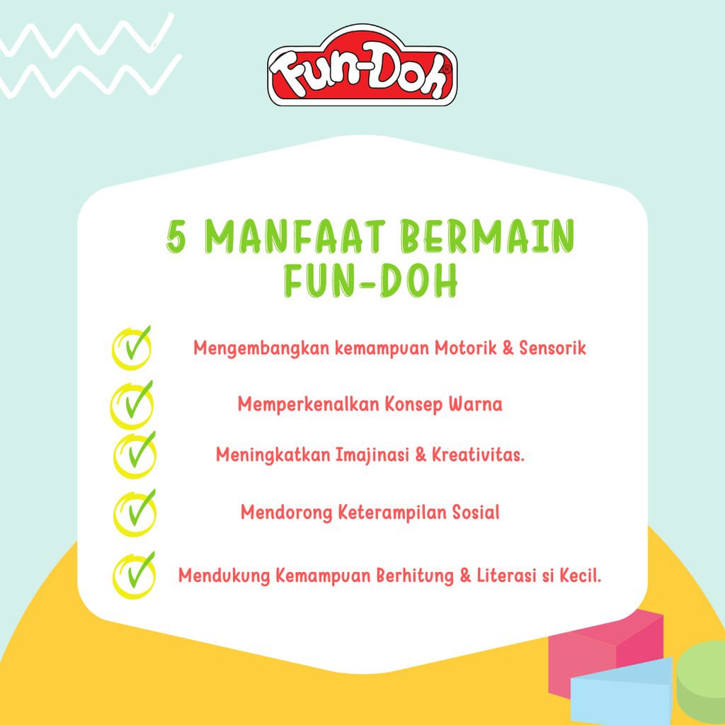 Mainan Dough Set Mainan Anak Fun-Doh Refill Perempuan Anak Laki laki FunDoh Murah - FUN DOH MIX 10