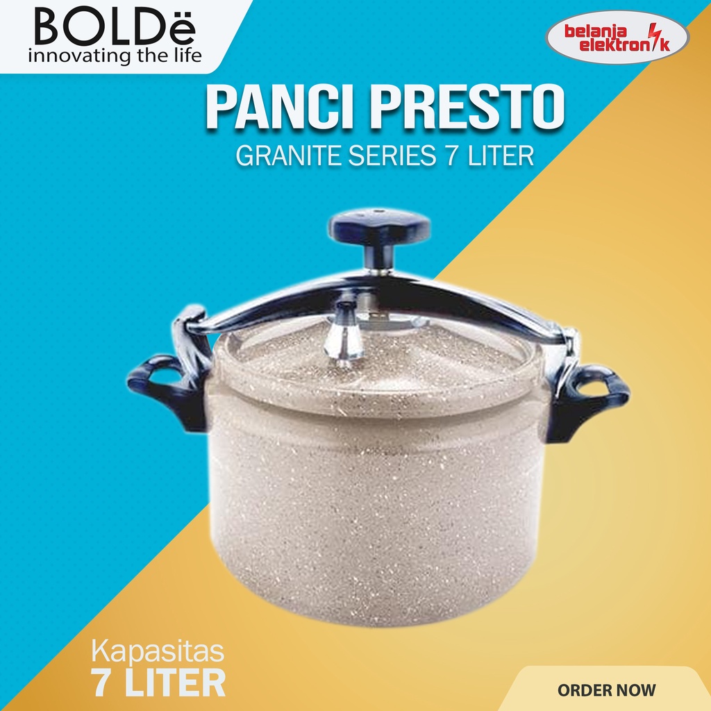 BOLDE PANCI PRESTO COOKER 7 L SUPER PAN GRANITE SERIES