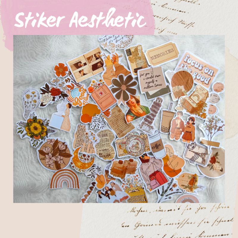 

STIKER DECORATION SCRAPBOOK AESTHETIC VINTAGE