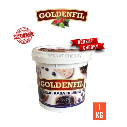 

PROMO GOLDENFIL Selai CRUNCHY BLUEBERRY JAM 1 KG GOLDENFIL