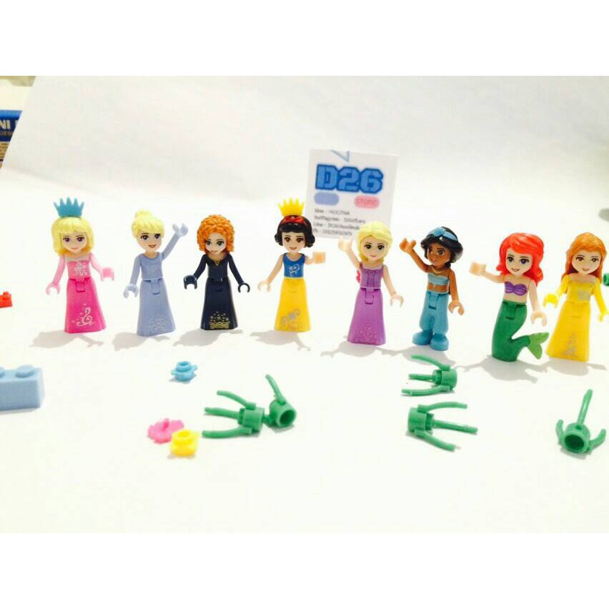 BARU 1 SET LEGO MINI FIGURE DISNEY'S PRINCESS COLLECTION