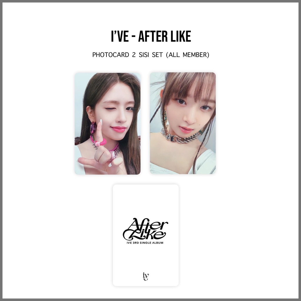 [SET] Photocard Ive After Like