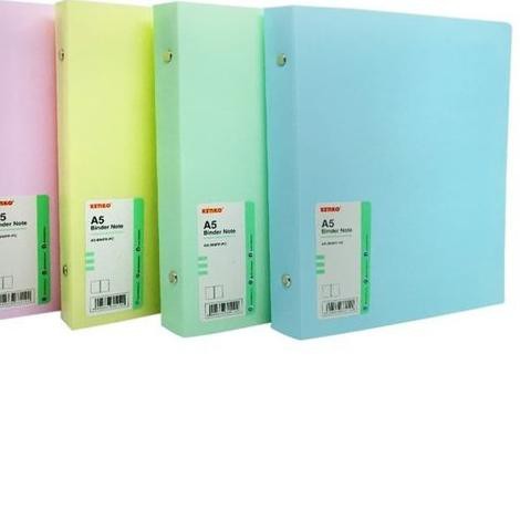 

PROMO BESAR (vej-1272) Binder Note besi Kenko A5 - A5-BNPP-PC Warna Pastel