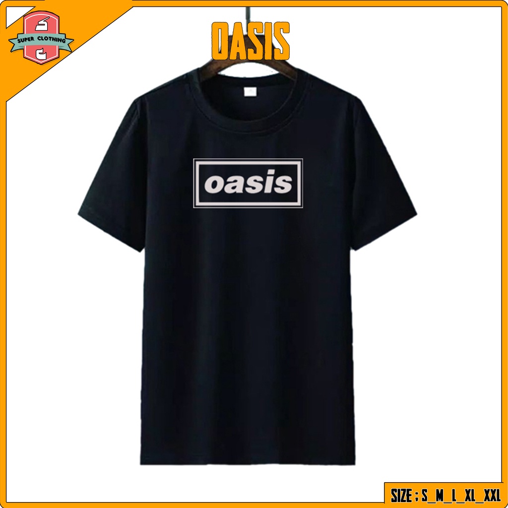 KAOS OASIS - T-SHIRT OASIS  - KAOS DISTRO OASIS  - KAOS KATUN OASIS  - BAJU COMBED 30S OASIS