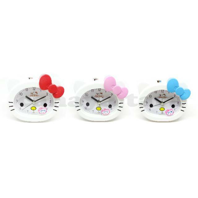 Jam Beker Weker Doraemon Hello Kitty Mickey Mouse / Ada 2 Suara Alarm