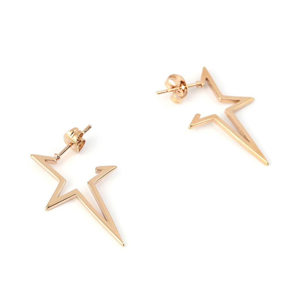 Mxbeauty Anting Wanita Gothic Sederhana Trendi Hiphop Anti Karat Fashion Menjuntai Earrings