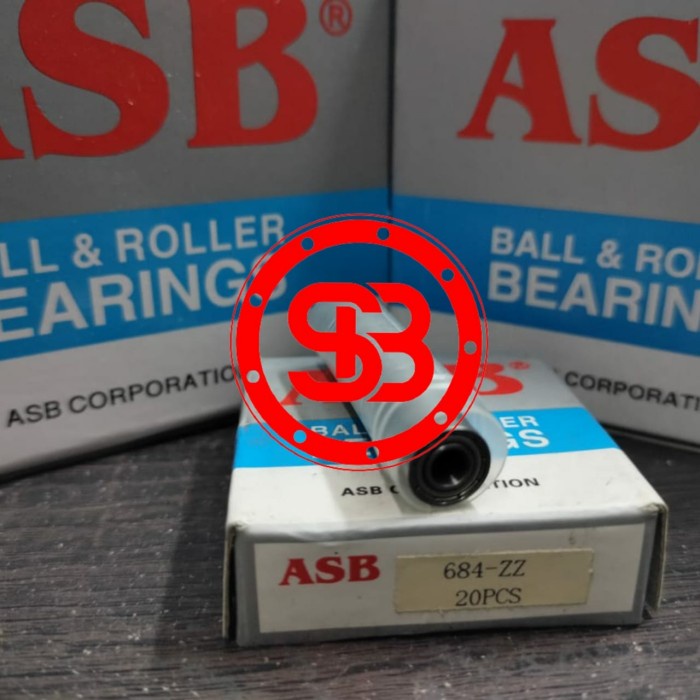 Bearing / Laker / Laher Miniature 684 ZZ ASB