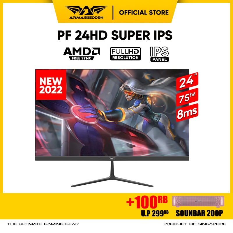 Monitor Gaming Armaggeddon Pixxel+ PF24HD SUPER | 24