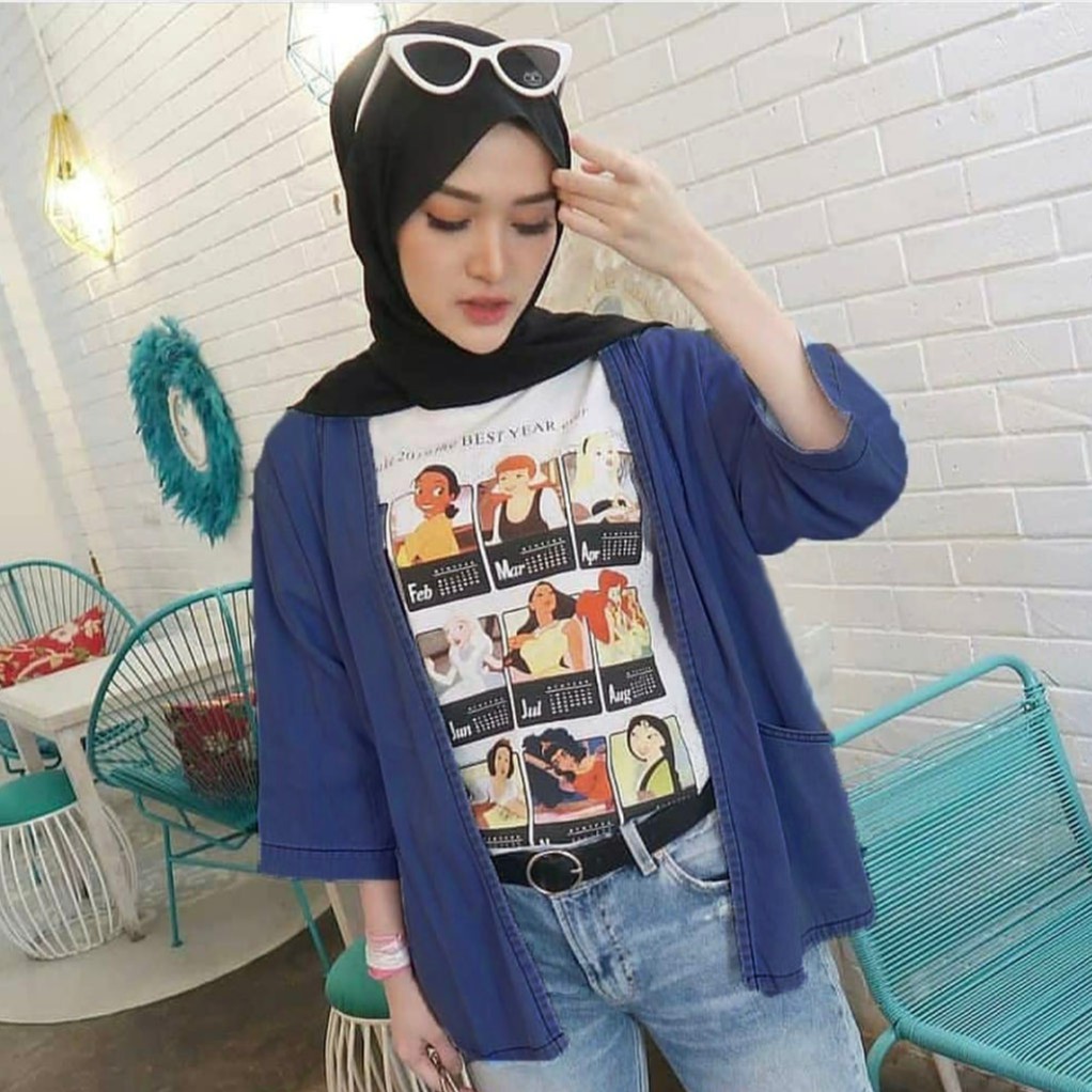 HOPYLOVY - Outer Jeans Wanita Vivera