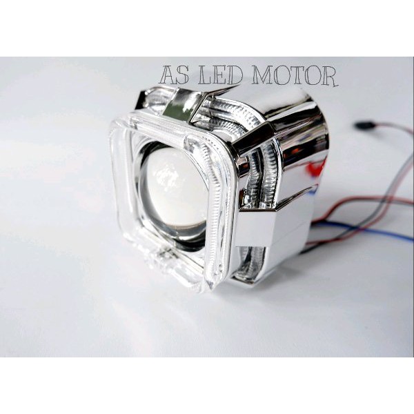 BARU  SHROUD PROJIE AE LED STROBO LENSA 2.5 INCH - SHROUD PROJIE KOTAK 2.5 INCH