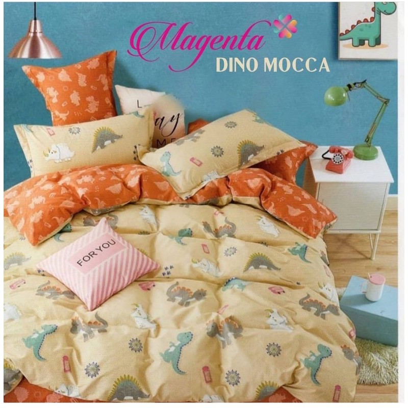 SPREI MAGENTA MOTIF DINO MOCCA