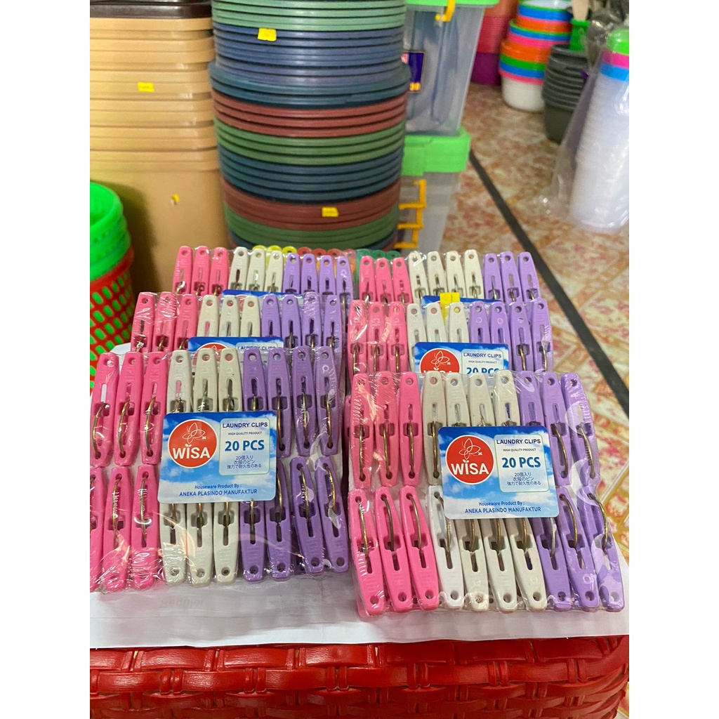 jepitan baju/ penjepit baju/ penjepit jemuran/ jepitan baju warna