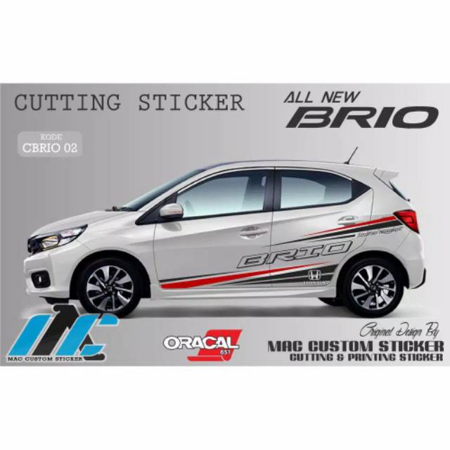 stiker sticker mobil honda brio ertiga calya ayla agya custom nama mobil stiker terbaru stiker keren