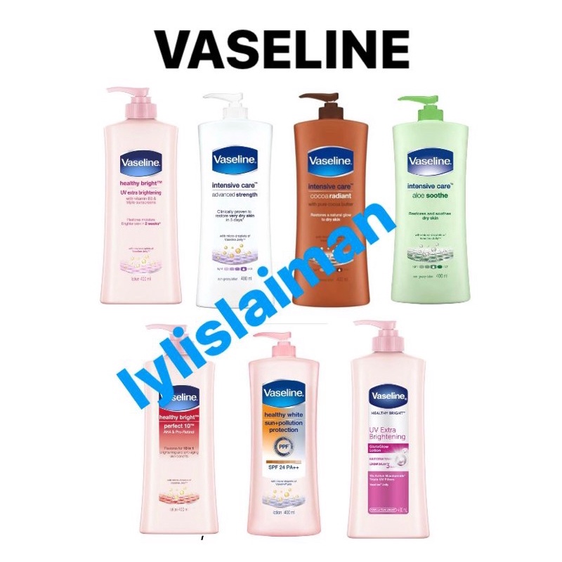 Vaseline Hand Body Lotion 400 ml